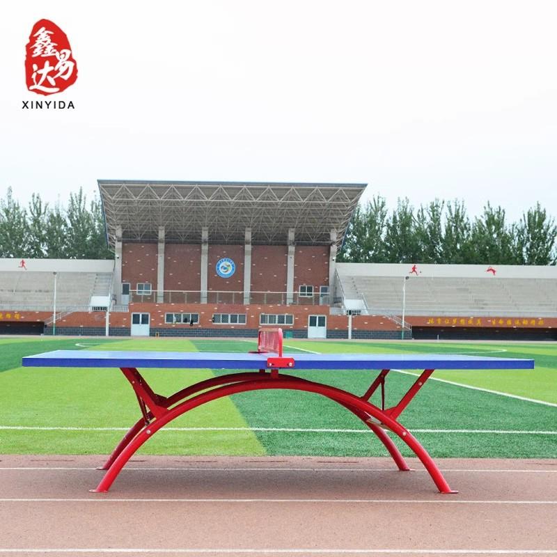 户外乒乓球桌室外乒乓球台学校防雨防晒标准台面板新国标兵乓球桌 - 图2