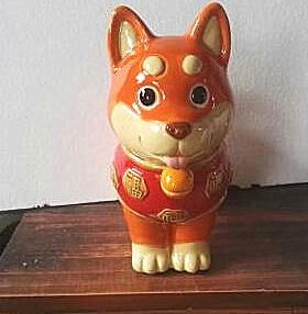 生肖狗 陶瓷工艺品动物桌面摆件 石湾公仔家居饰品客厅摆设 钱罐