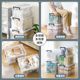 Export compression-resistant Japanese transparent storage box sorting box storage plastic thickened rectangular large turnover