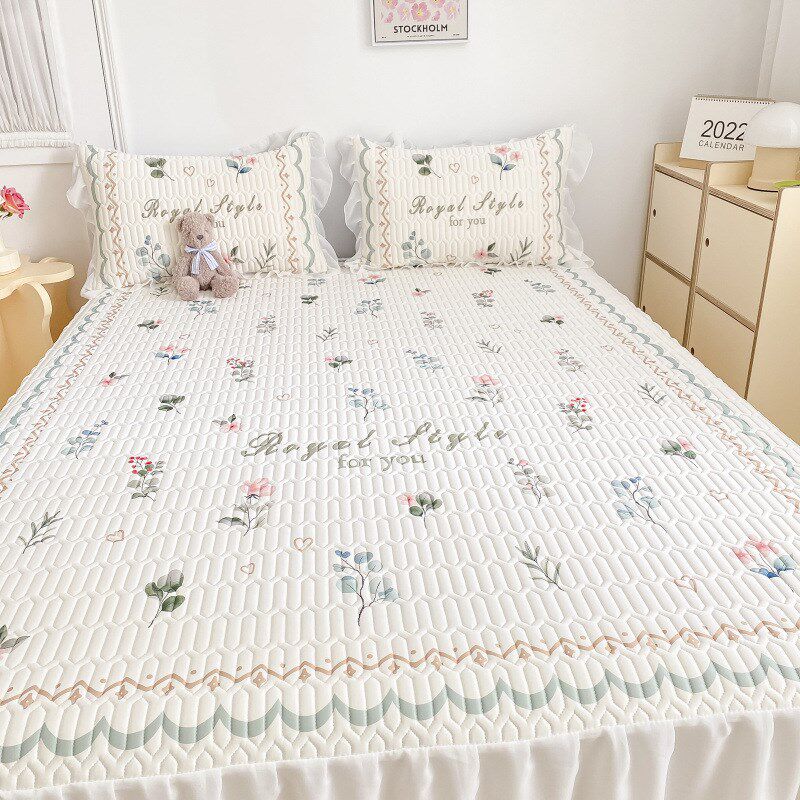 可机洗水洗加厚乳胶硅胶夏季冰丝凉席床垫夏凉被四件套枕套三件套,淘宝优惠券,粉丝福利购,淘宝优惠卷