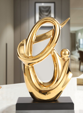 时来运转办公室摆件轻奢高档领导书柜酒柜装饰品T家居客厅高端大