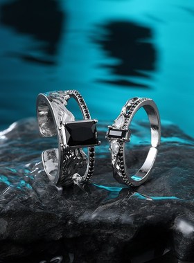 恋与深空秦彻生日周边10s0级羁绊戒指女情侣可调节对戒指环学生党