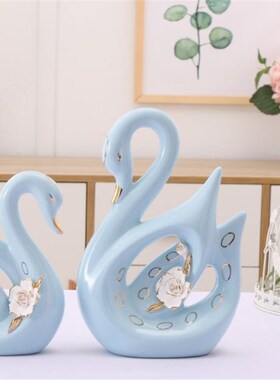 摆件创意陶瓷客厅电视柜酒柜轻奢招财装饰品乔迁新居X礼品家居饰