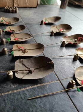 秤老式怀旧老物件老中医子称盘戥中药称连盘铜民俗摆件收藏用具秤