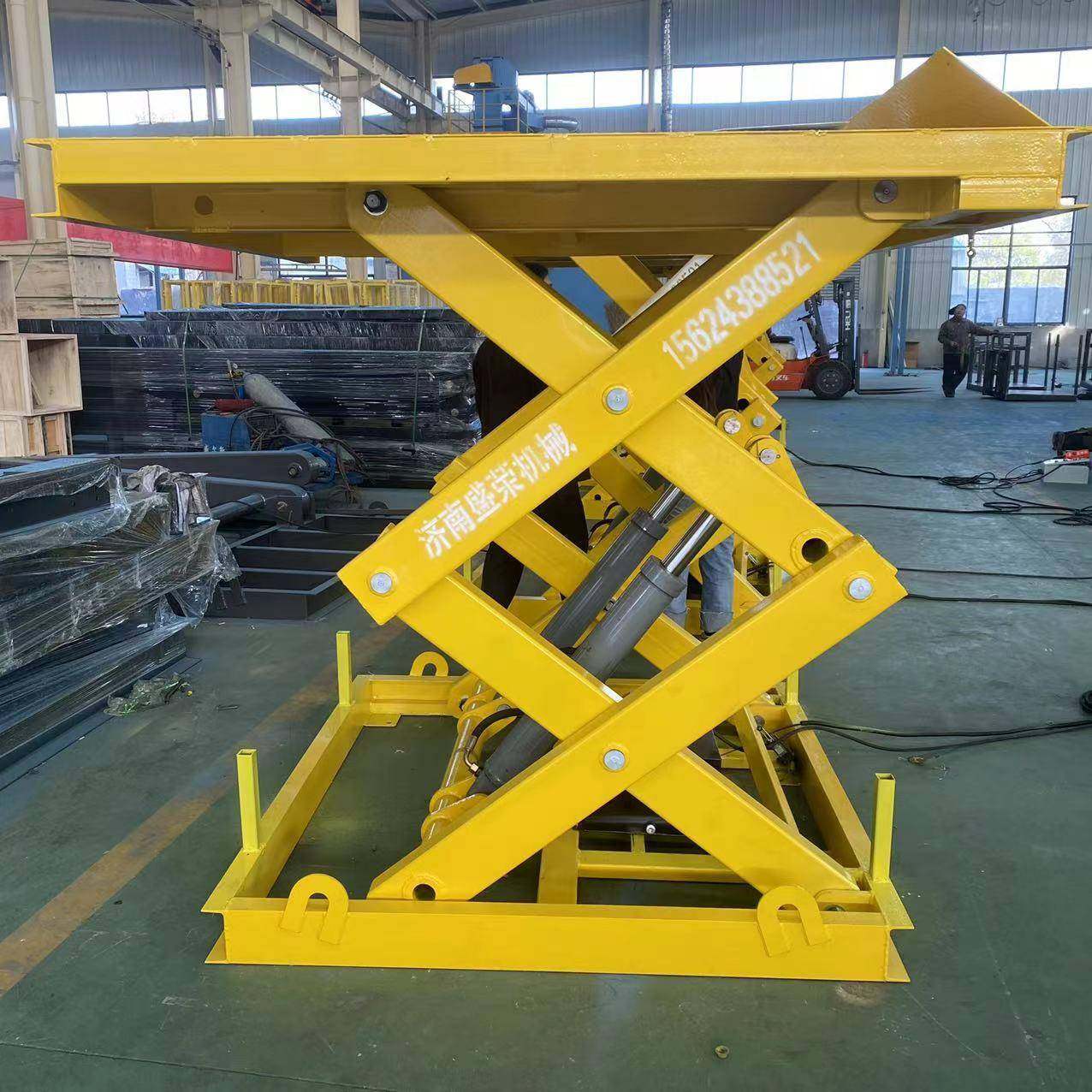 手动脚踏液压升降平台大吨位剪叉式升降机大型升降装卸平台,淘宝优惠券,粉丝福利购,淘宝优惠卷