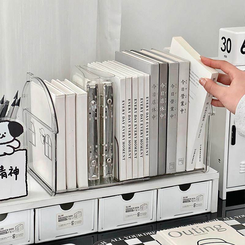 桌面书本置物架可伸缩书架儿童阅读绘本收纳盒书桌上压克力书立架,淘宝优惠券,粉丝福利购,淘宝优惠卷