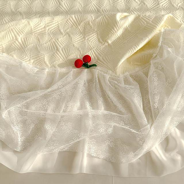 Princess Style Ice Doodle Cool Mat Three-piece Set Machine Washable 2025 New Summer Ice Silk Mat Soft Mat Summer