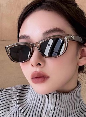 新款复古猫眼gm墨镜女款高级感