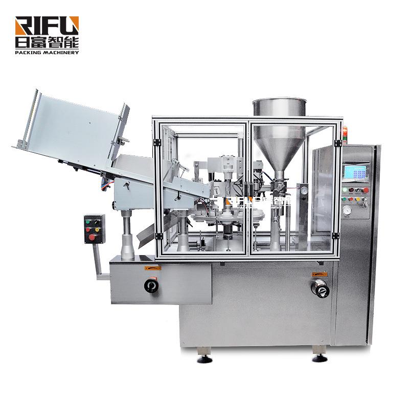 全自动软管高速灌装封尾机美白牙膏洗面奶防晒霜灌装折尾机 - 图3