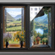 Fully blackout anti-peep frosted electrostatic window glass sticker
