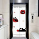 Creative black cat elevator door sticker decorative cartoon sticker