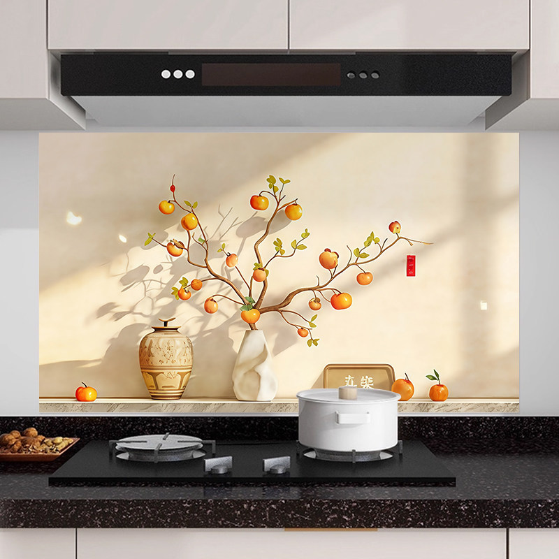 厨房可擦洗防油贴纸静电防水防潮防火耐高温灶台瓷砖专用保护墙贴,淘宝优惠券,粉丝福利购,淘宝优惠卷