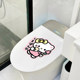 Hello KT toilet stickers funny personalized toilet seat stickers