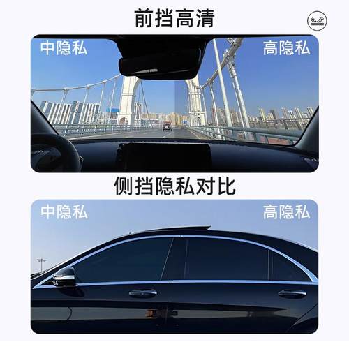 适用于 于蔚来ET5ES6ES8EC6ES7ET7汽车贴全车防晒隔热车窗玻璃 - 图3