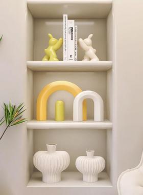 客厅简约摆件酒柜玄关柜鞋柜电视柜高级奶油风创意艺术家居装饰品