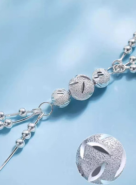 鱼头星星轻奢送女友礼物脚饰S999纯银三生三世脚链轻奢简约足链