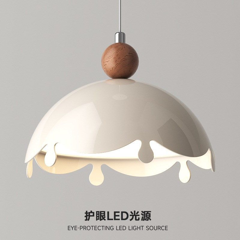 卧室床头蛋壳灯法式奶油风护眼房间入户玄关过道灯吧台餐厅小吊灯,淘宝优惠券,粉丝福利购,淘宝优惠卷