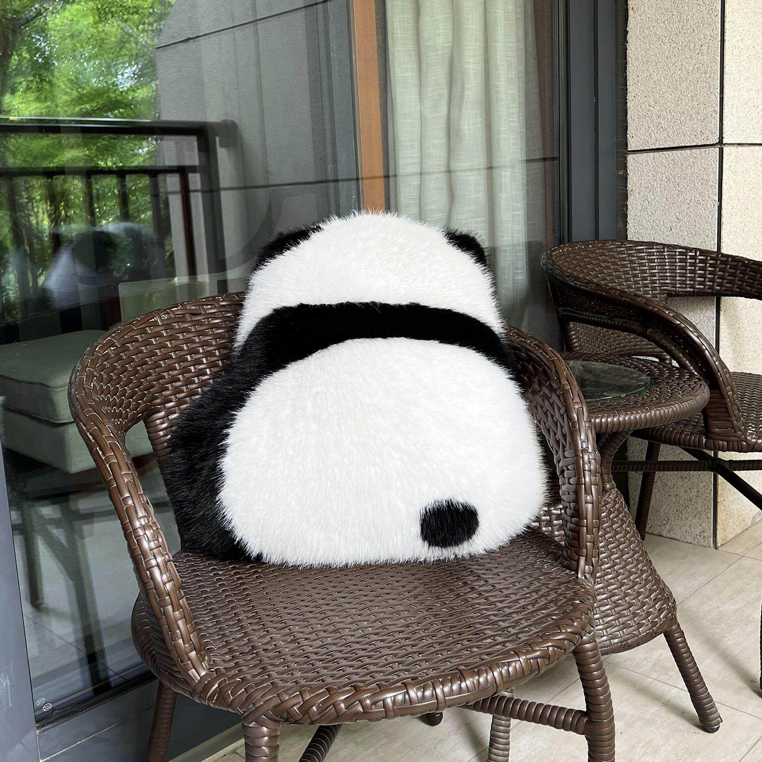 熊猫抱枕萌兰和花花腰靠垫可爱沙发女生毛绒玩偶客厅装饰生日礼物,淘宝优惠券,粉丝福利购,淘宝优惠卷