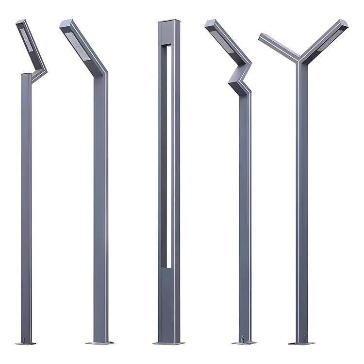 户外太阳能庭院灯公园绿化LED圆形柱广场小区防水型材铝7字庭院灯,淘宝优惠券,粉丝福利购,淘宝优惠卷