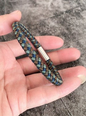 一缕青丝锦鲤手链 纯手工编织 可以自己添加头发 情人节创意礼物