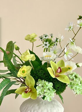 高级感手感保湿花束绿色系高级感
