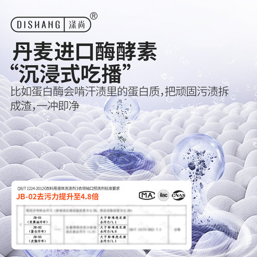 涤尚预洗喷剂衣物去油污渍神器衣领净强力去污去黄领洁净干洗去渍 - 图1