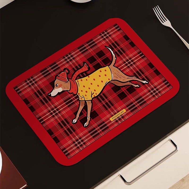 英伦风高级感皮革西餐垫防水耐脏餐桌隔热杯垫保护垫,淘宝优惠券,粉丝福利购,淘宝优惠卷