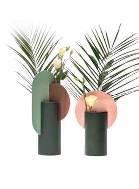 现代客厅茶几搭配 样板间售楼处边几书房创意摆件