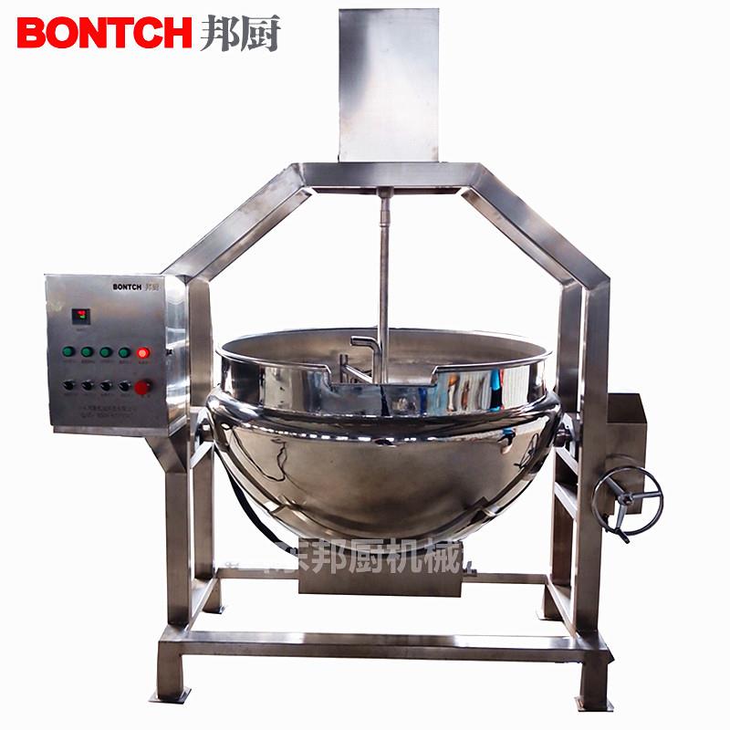 电加热凉粉搅拌熬制锅透明马蹄糕蒸煮锅商用自动搅拌夹层锅 - 图3