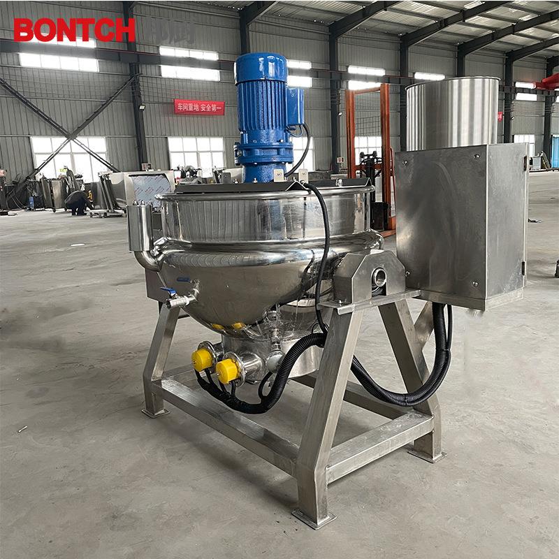 电加热凉粉搅拌熬制锅透明马蹄糕蒸煮锅商用自动搅拌夹层锅 - 图2