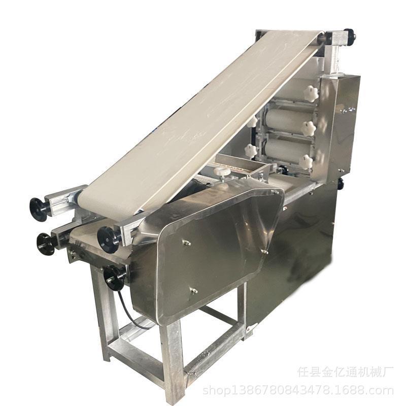 大烧饵块机商用大型饵片成型机仿手工云南名吃圆形压饵片自动回皮 - 图3