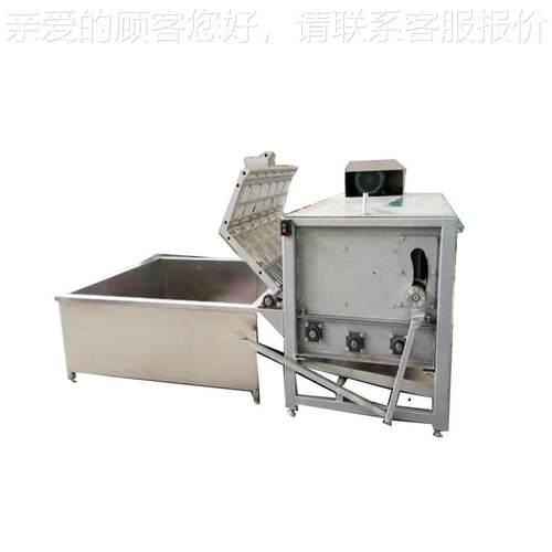 总度FHD100两米四的长锈猪脱毛机 不钢烫猪浸池 全自动猪褪毛设备 - 图3