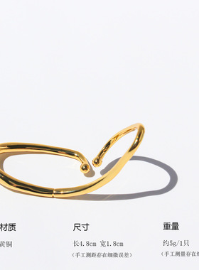 青岛高品质极简线条环形耳骨夹潮酷个性无耳洞耳饰日常耳骨夹