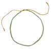 Qingdao export niche natural turquoise beads adjustable necklace gold wire rope bracelet ring earrings set
