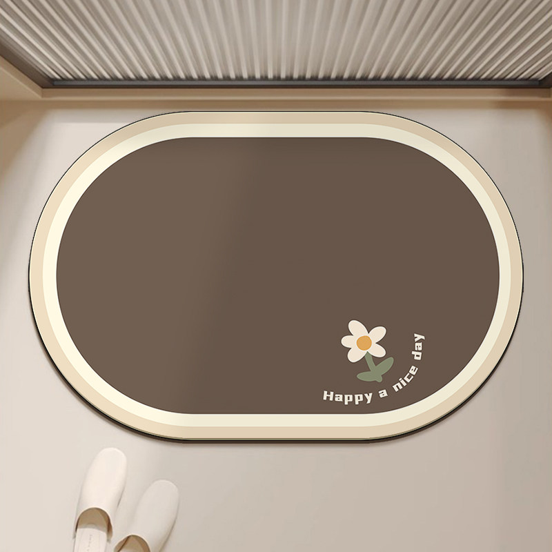 软硅藻泥浴室地垫洗手间门口专用吸水防滑卫生间脚垫子耐脏易清洗,淘宝优惠券,粉丝福利购,淘宝优惠卷