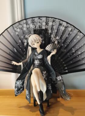 创意装饰摆件家居饰品小清新和风穹妹客厅玄关小酒柜书架摆设礼物