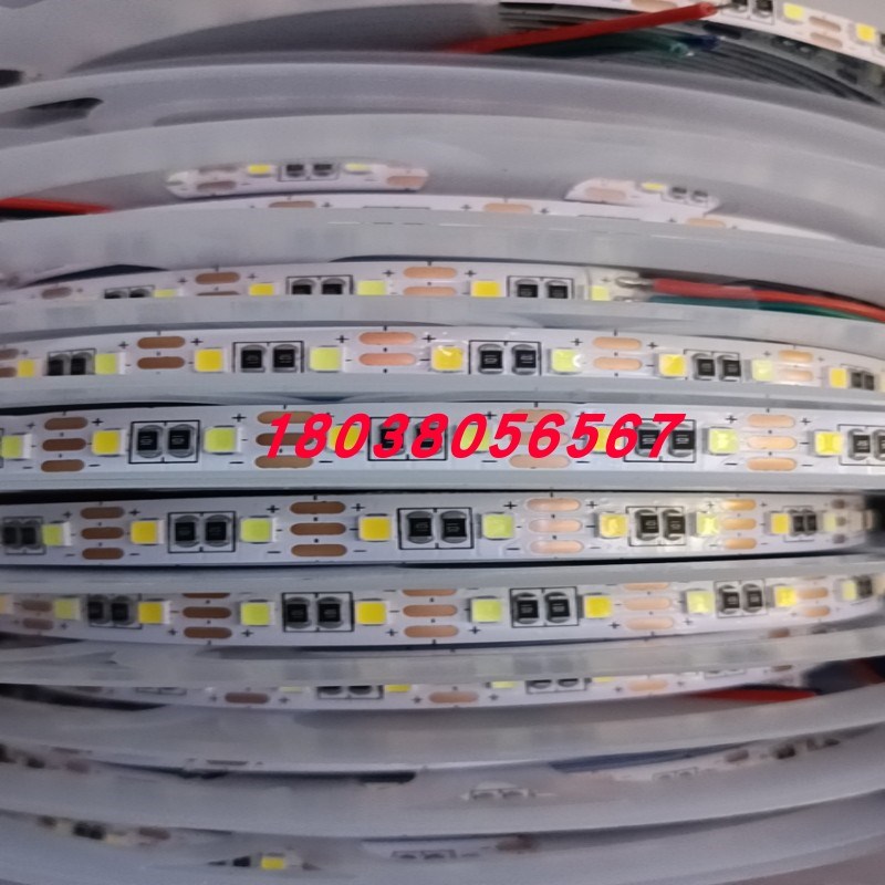 3.7V双色温2835衣柜橱柜5V阳光画高亮软灯条USB可调光超薄LED灯带 - 图1