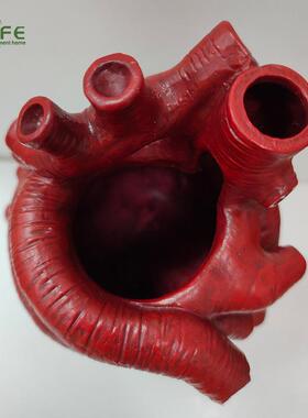 机械赛博心脏花瓶摆件客厅酒柜装饰摆设样板房橱窗工艺品节日礼物