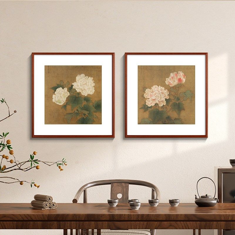 宋代鸟斗方装饰画名家国画客厅沙发背景墙书房茶室玄关挂画,淘宝优惠券,粉丝福利购,淘宝优惠卷