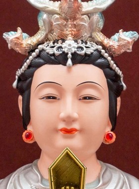 树脂碧霞元君泰山娘娘神像泰山圣母东岳泰山圣母老母奶奶人物