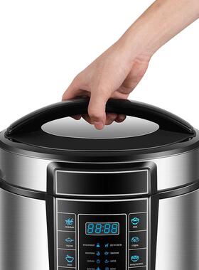 电压力锅大容量5L6L智能电压锅4~8人多功能蒸煮慢炖家用压力锅