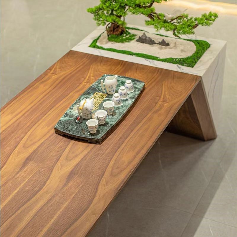 意式极简茶桌高级感茶室会所茶台办公室客厅实木泡茶台,淘宝优惠券,粉丝福利购,淘宝优惠卷