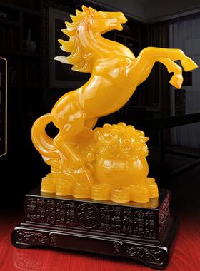 招财马到成功生肖马摆件工艺品家居酒柜装饰品办公室乔迁礼品摆设