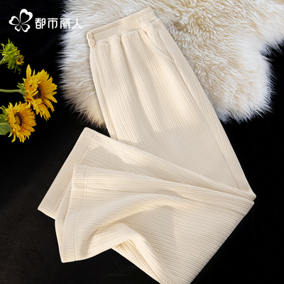 加绒加厚休闲裤子女款2