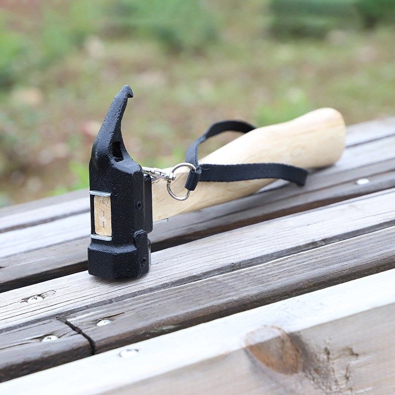 户外野营地钉锤子木柄铜锤营钉锤榔头野外敲击锤拔钉器铁锤虎鲨锤,淘宝优惠券,粉丝福利购,淘宝优惠卷