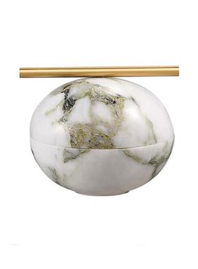 【八度空间】轻奢风格样板间边几不锈钢酒具烟灰缸大理石装饰摆件