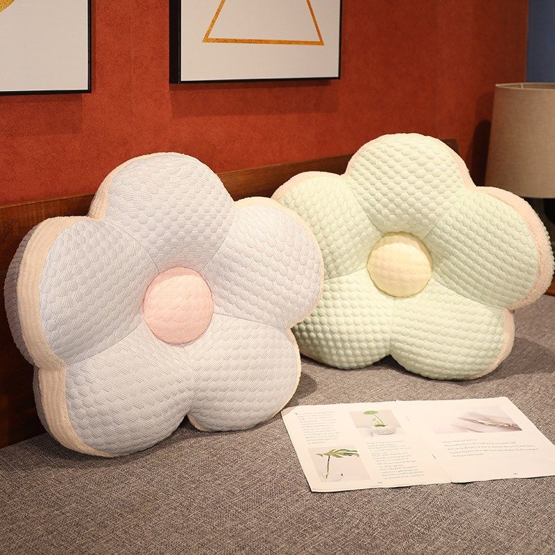 冰豆豆花朵床头靠垫护腰靠枕靠背沙发床上玩手机宿舍学生护颈腰枕,淘宝优惠券,粉丝福利购,淘宝优惠卷