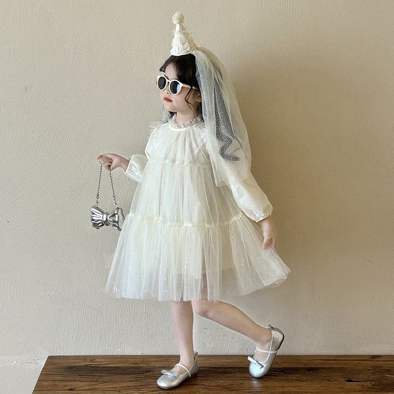 闪闪生日裙!女童连衣裙亮片网纱蓬蓬裙生日礼服裙网纱公主裙子潮,淘宝优惠券,粉丝福利购,淘宝优惠卷