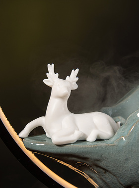 禅意假山喷泉流水摆件中式家居客厅办公室雾化加湿器乔迁新居礼品