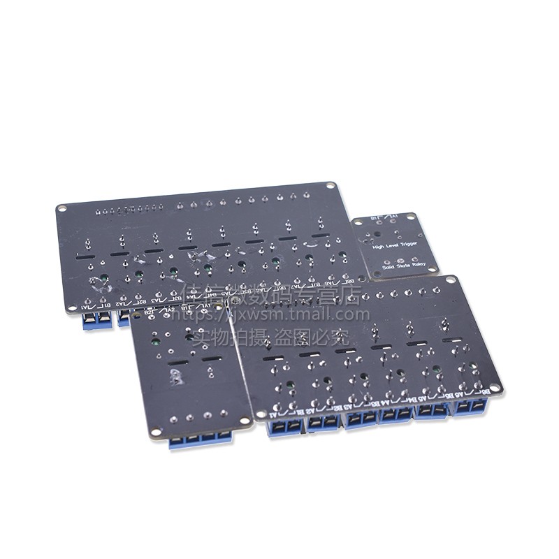 1/2/4/6/8路5/12/24V高电平直流控制交流固态继电器模块240V2A - 图2